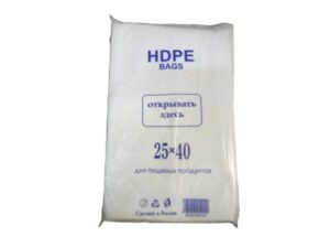 Пакет ПНД 25х40 8мкм