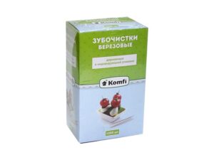 Зубочистка дерев.в инд.уп. (1000шт)