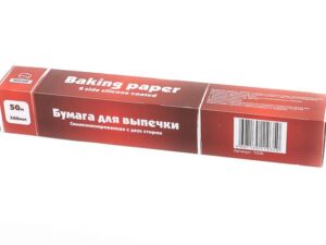 Бумага для выпечки 38х8м силикониз.