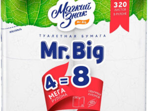Туалетная бумага Mr Big 2-х сл. (4шт)